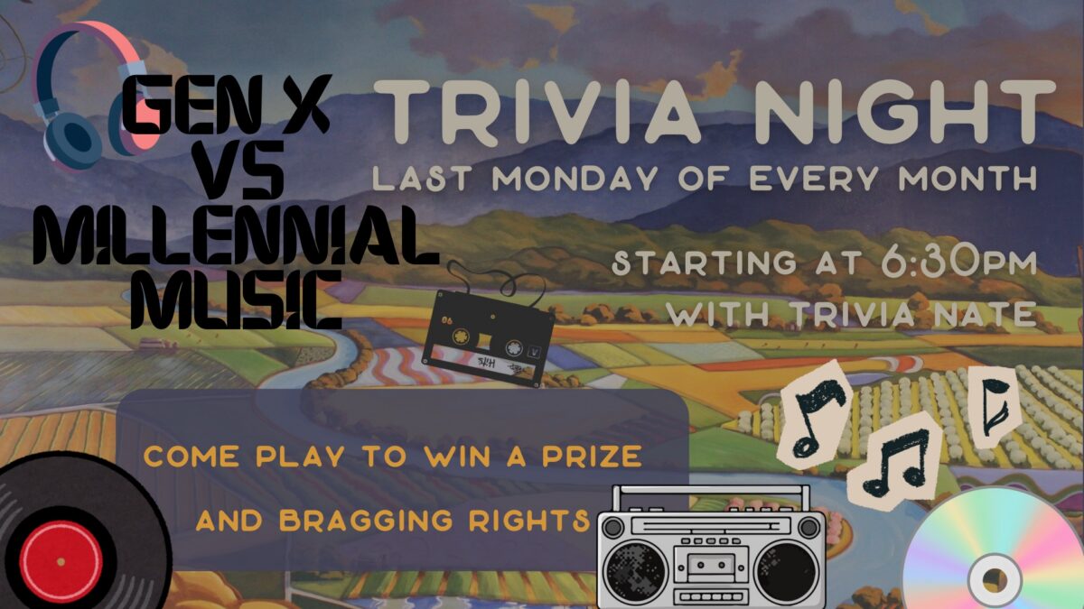 Gen X vs Millennial Music Trivia Night