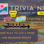 The last 10 years; 2016-2026. Trivia night starting at 6:30
